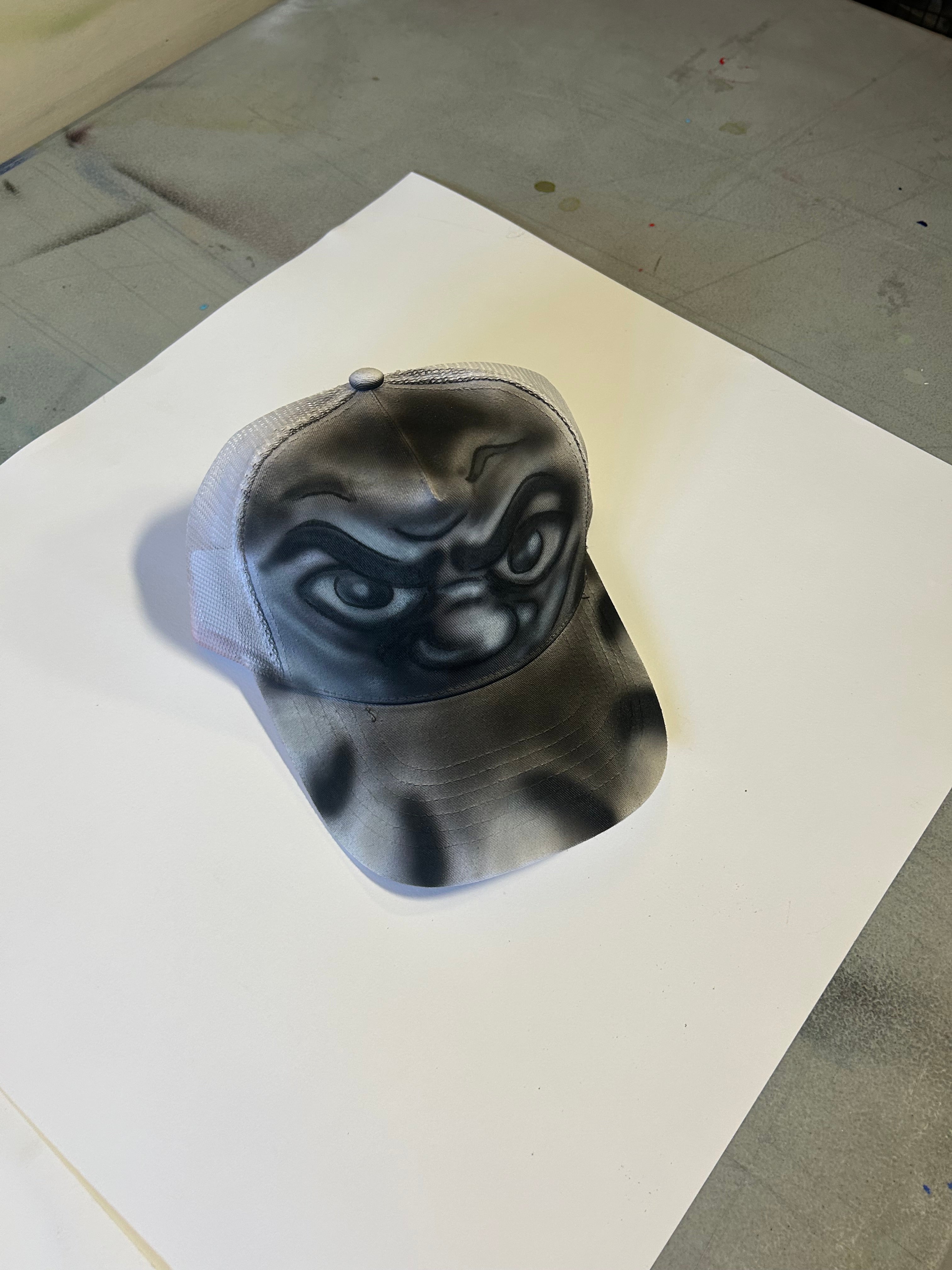 Custom Airbrush Trucker Cap
