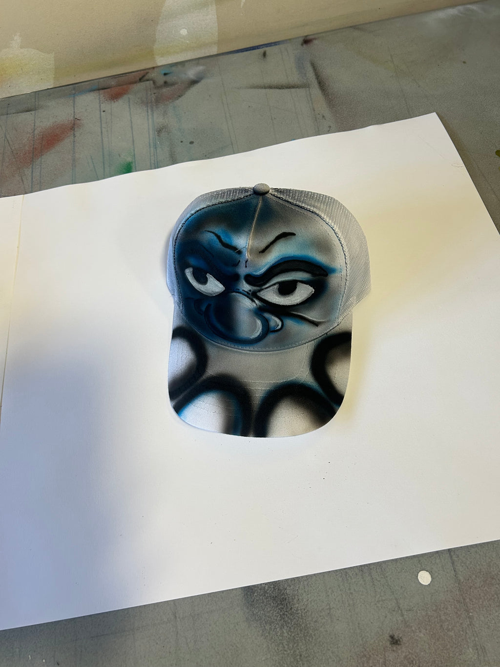 Custom Airbrush Trucker Cap