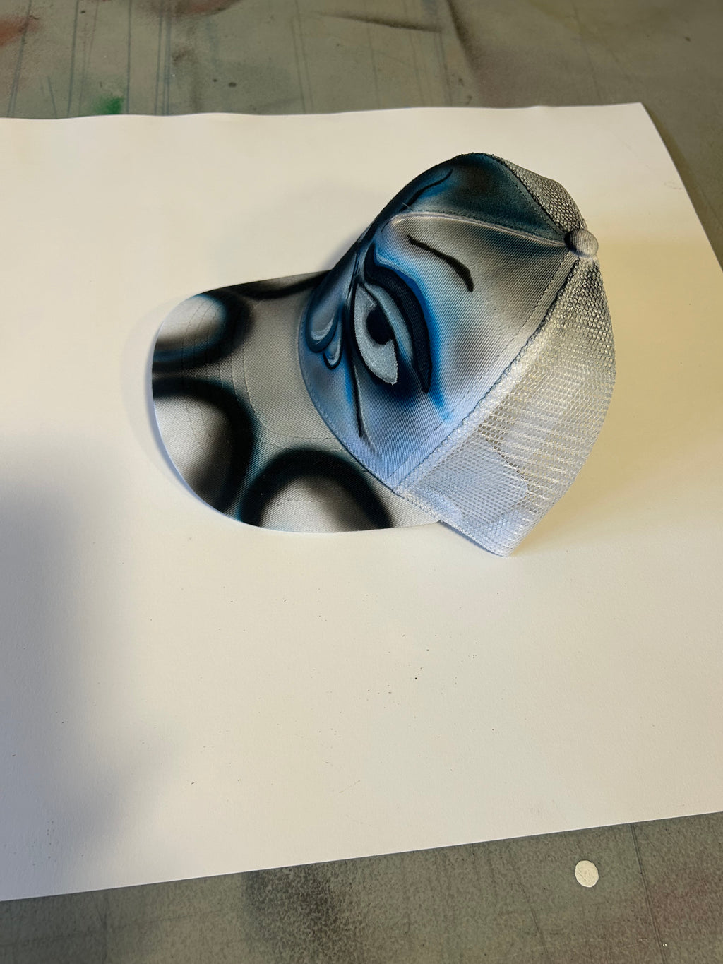 Custom Airbrush Trucker Cap