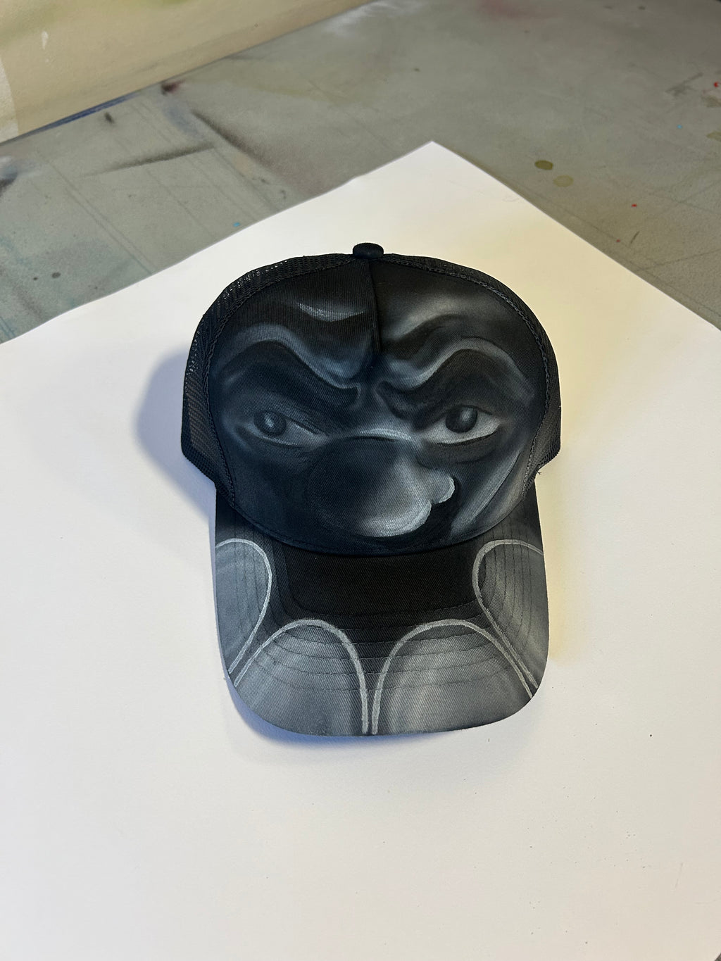 Custom Airbrush Trucker Cap