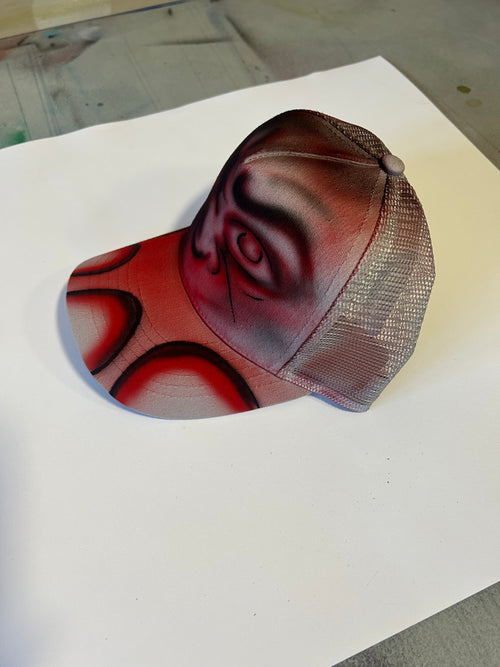 Custom Airbrush Trucker Cap