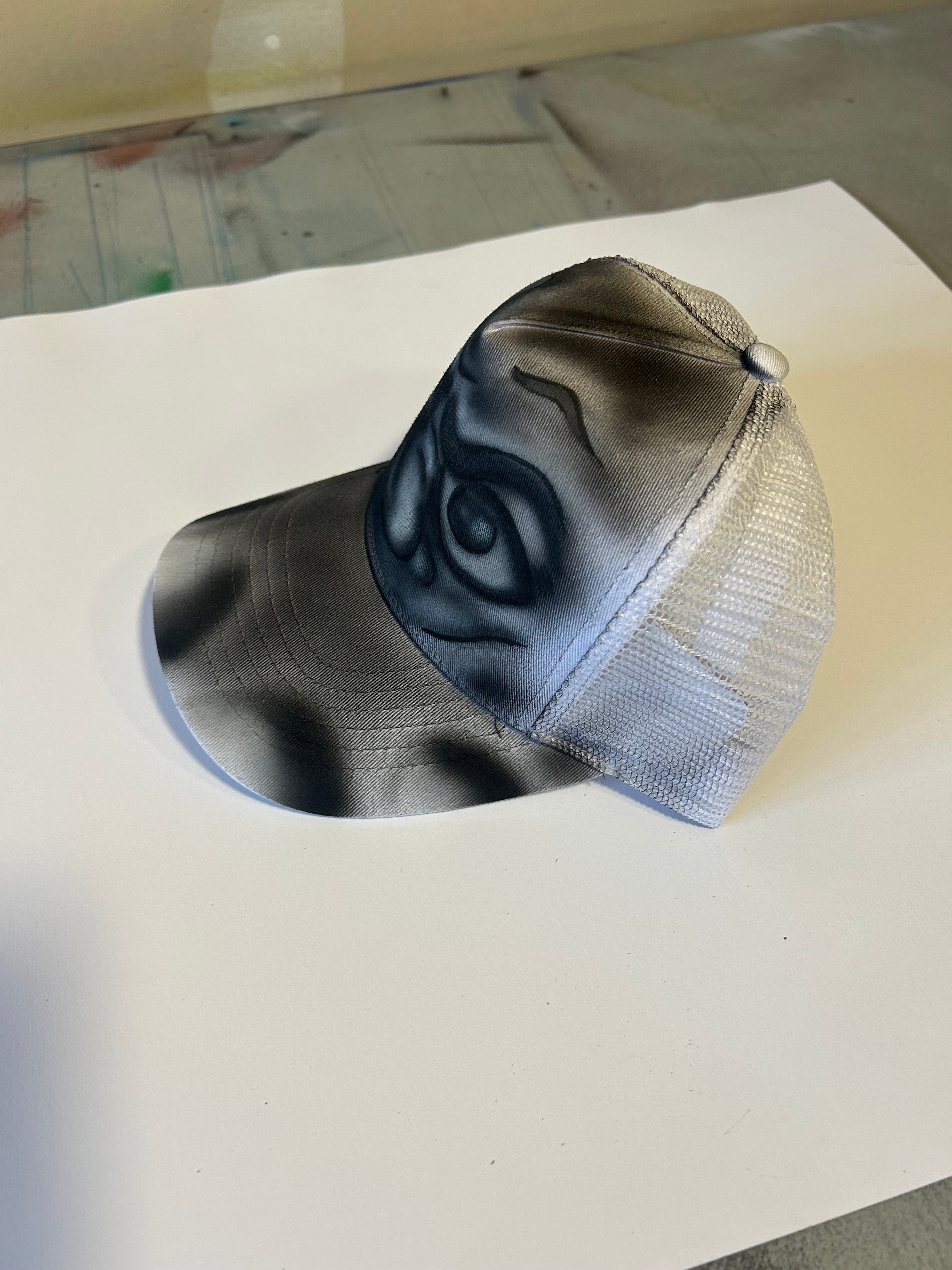 Custom Airbrush Trucker Cap